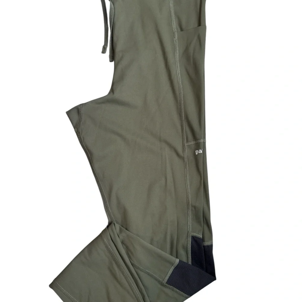 Patagonia Running Tights SizeS Olive Green - Picture 3 of 3